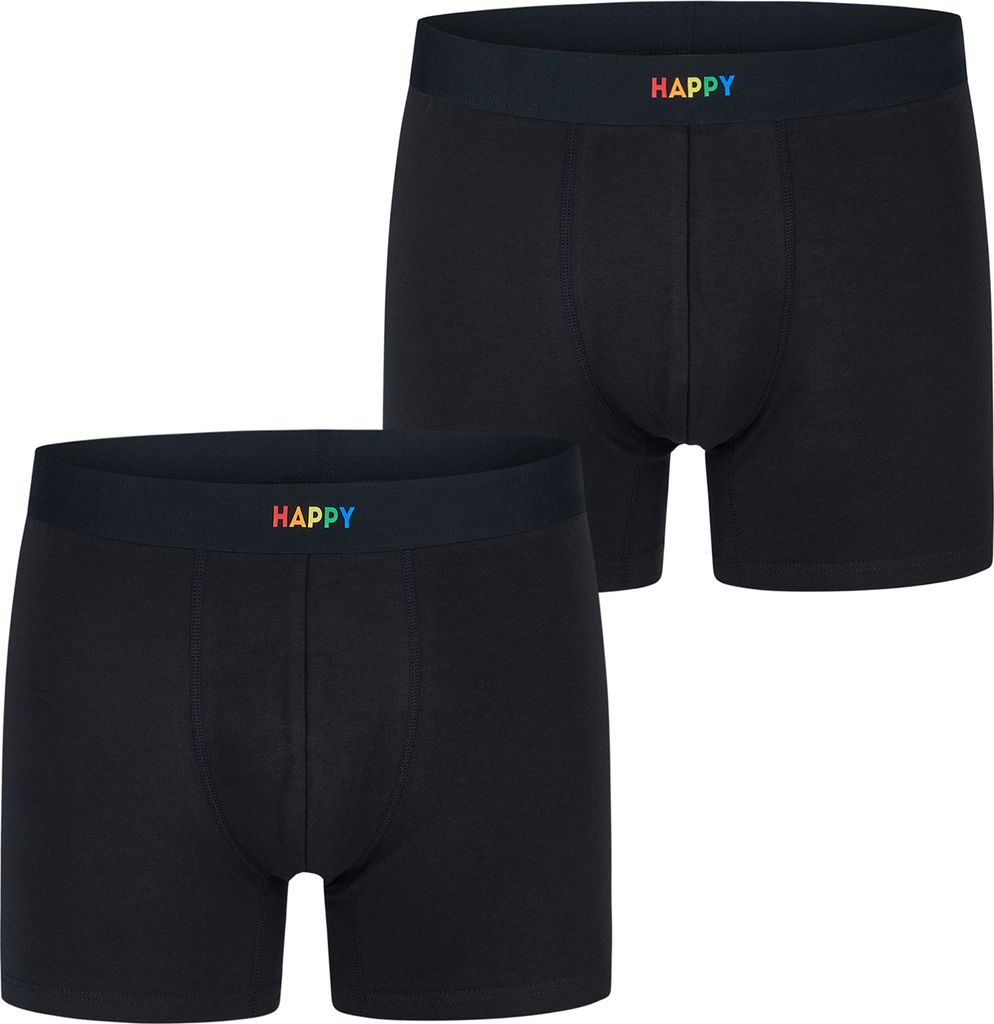 Happy Shorts Retro-Boxer retroshorts boxershorts Jersey black XL (Herren)
