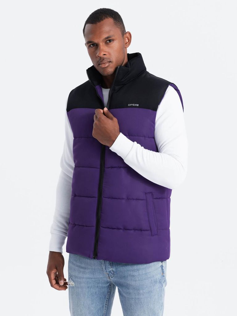 Ombre Clothing Herrenweste Thanrea gewohnheiten S/M