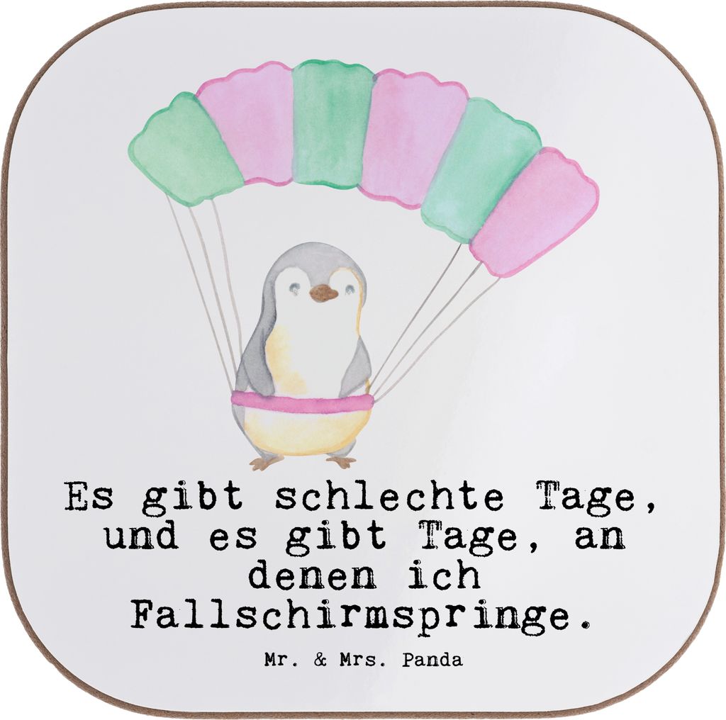Mr. & Mrs. Panda Tassenuntersetzer Pinguin Fallschirm Produktbild 
