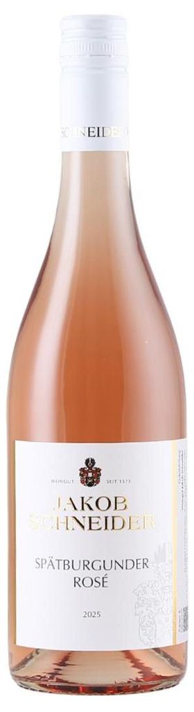 Jakob Schneider Spätburgunder Rosé feinherb 2025 | Roséwein | Deutschland | 1 x 0,75 Liter