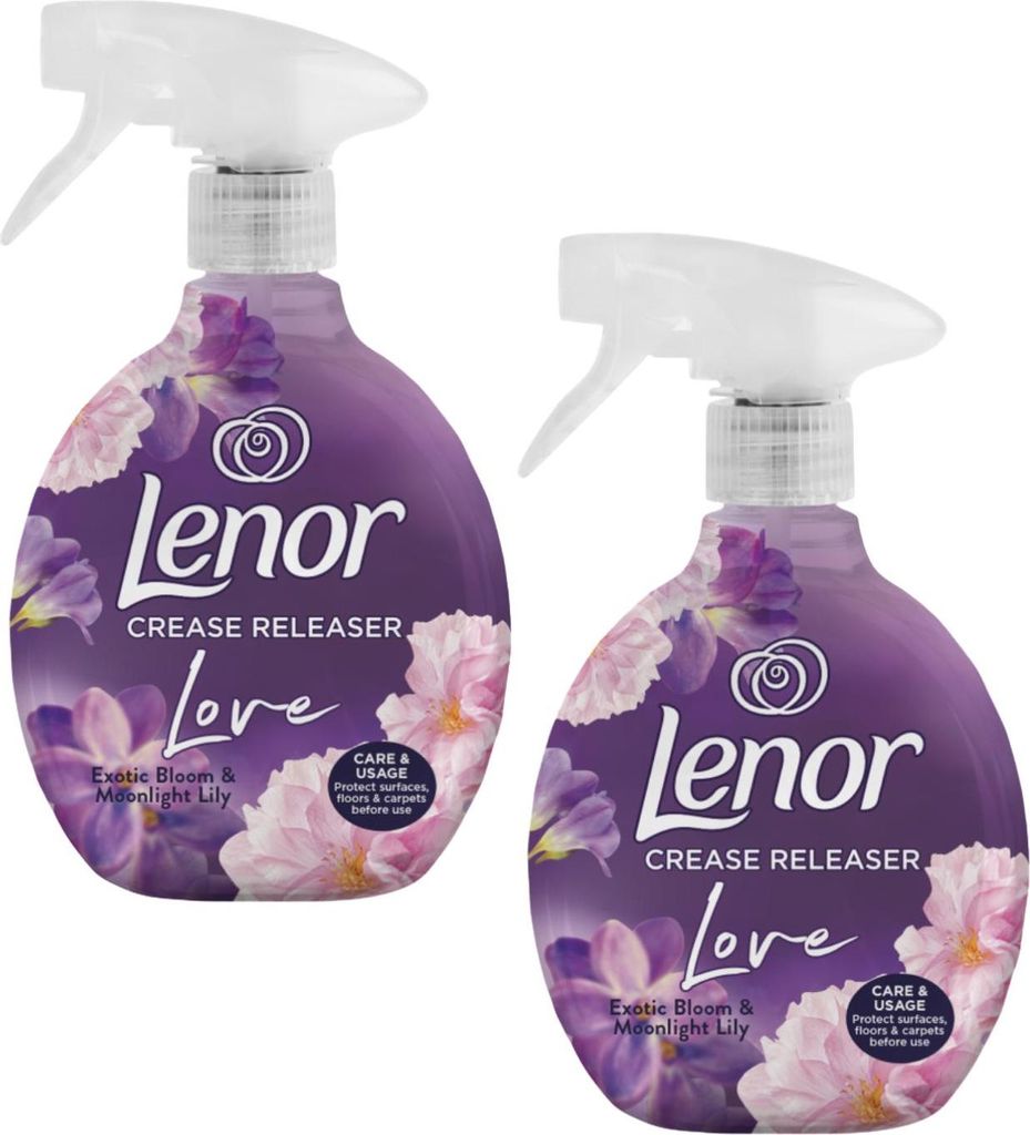 2 x Lenor Crease Releaser Exotische Blüten je 500ml Produktbild 