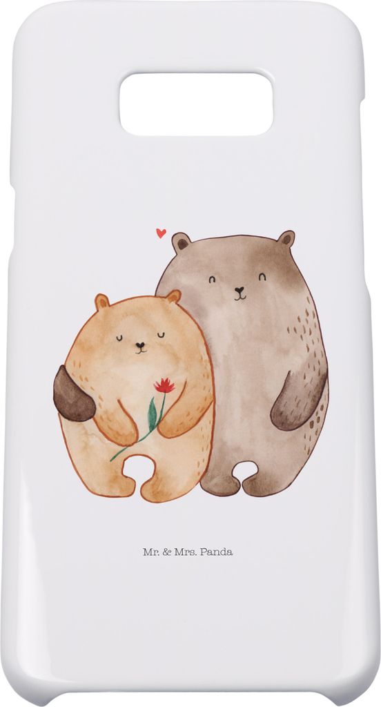 Mr. & Mrs. Panda Samsung Galaxy S8 plus Handyhülle Bären Liebe - Weiß - Geschenk, Freundin, Verknallt, Handy Case, Kuscheln, Hochzeitstag, Verlo...
