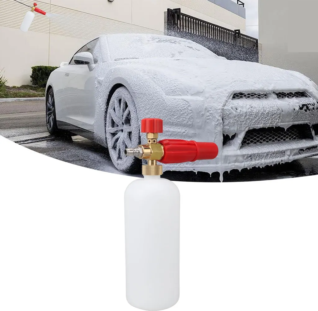 Nettoyeur haute pression avec canon à mousse 1L pour lavage voiture