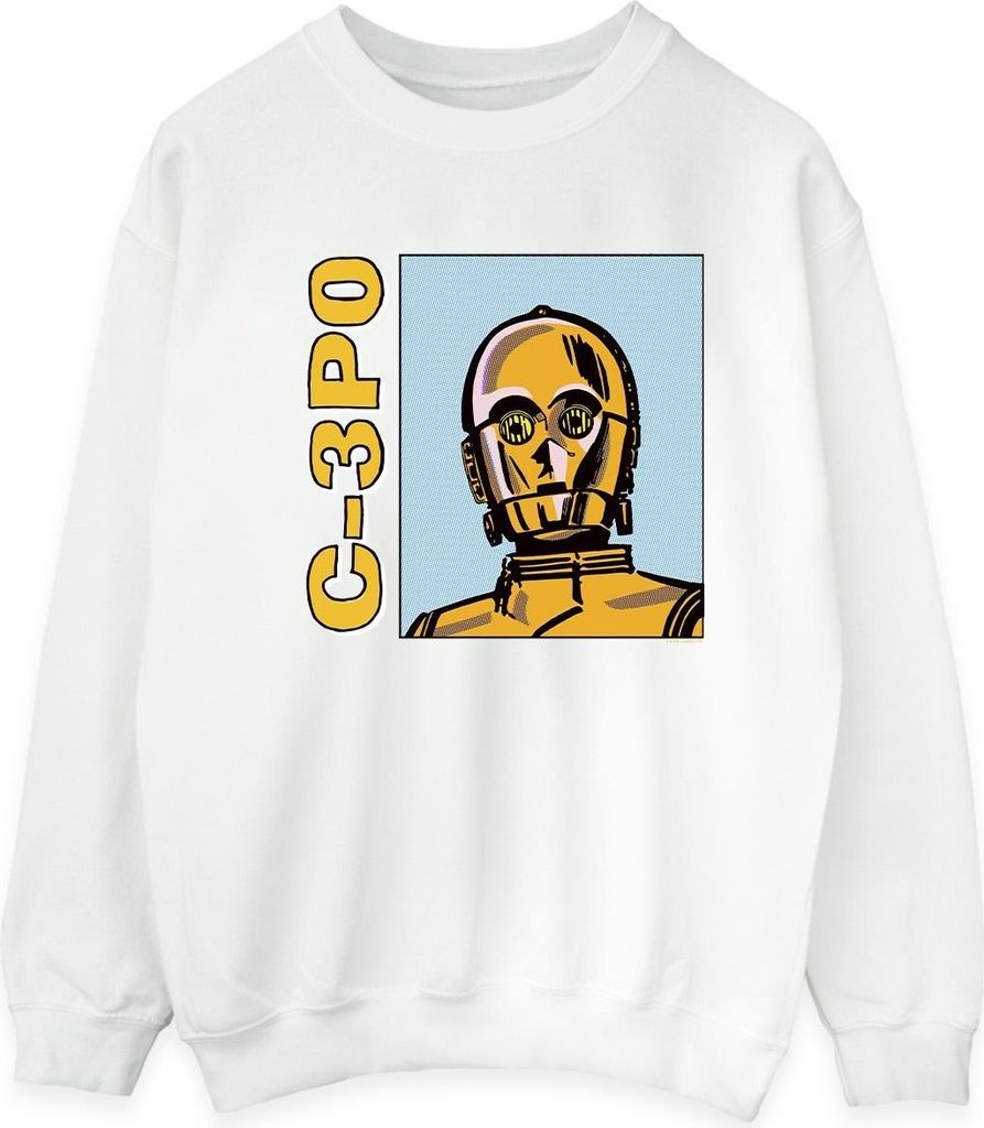 Star Wars - Sweatshirt für Herren BI45251 (M) (Weiß) Produktbild 