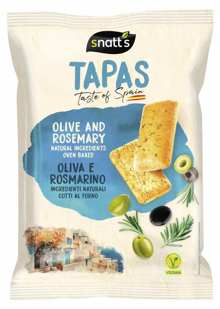 Snatt's TAPAS Brotsnack mit Olive & Rosmarin 110 g Produktbild 