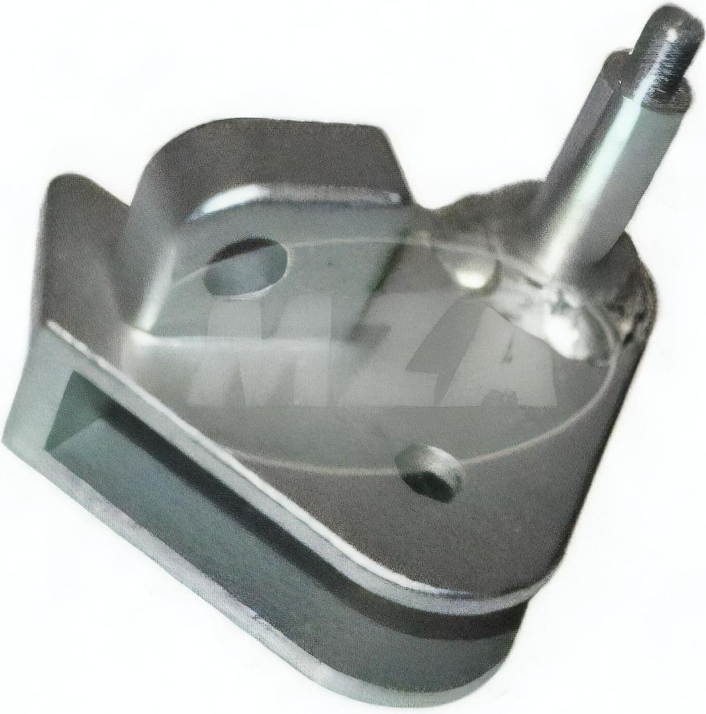 Halterung links UGR. Schweißt.