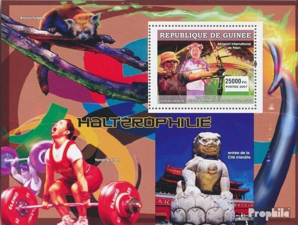 Briefmarken Guinea 2007 Mi Block 1136 (kompl. Ausgabe) postfrisch Sport usw.