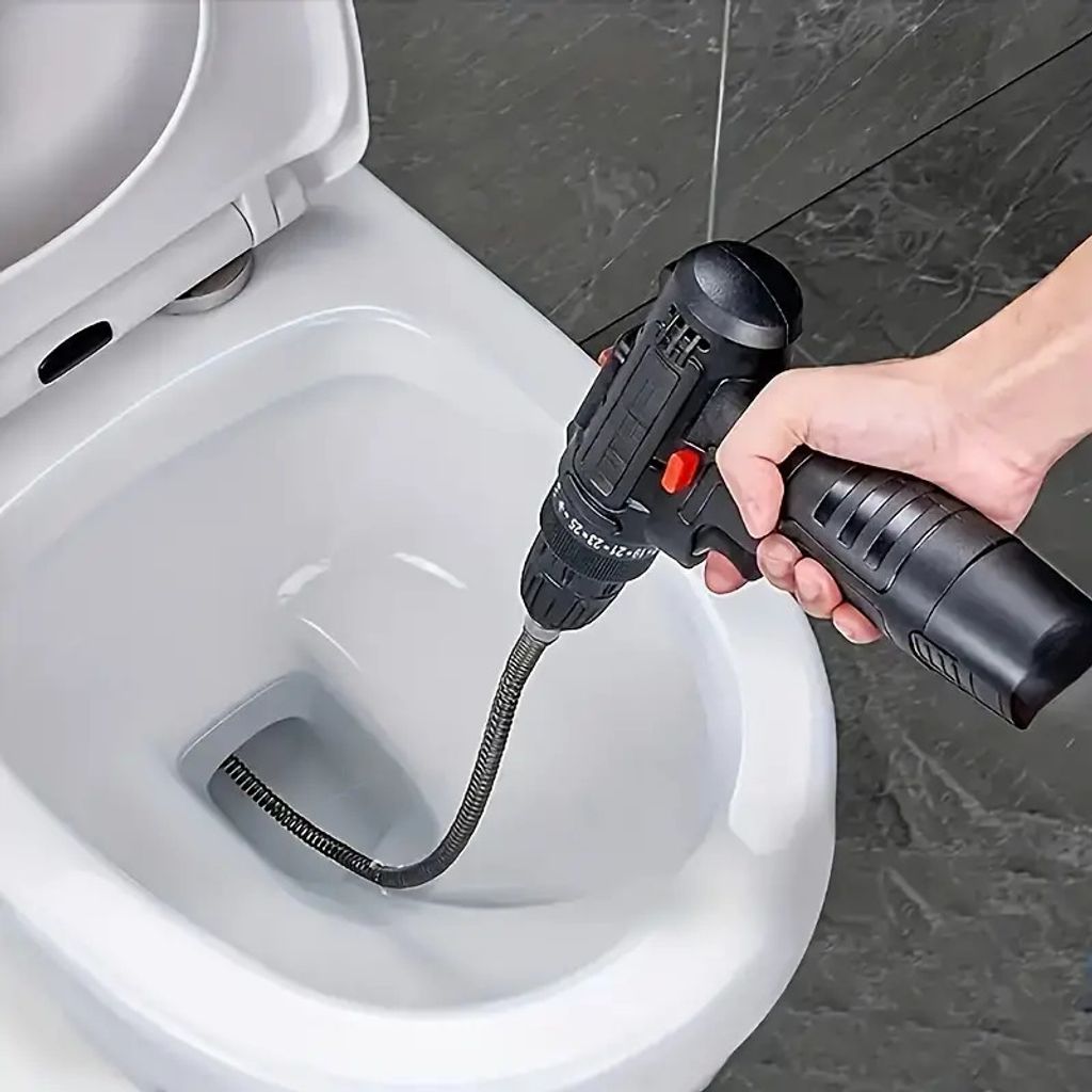 Spirálová pružina pro účinné čištění odtoku, vrtací adaptér Obrázek produktu 7