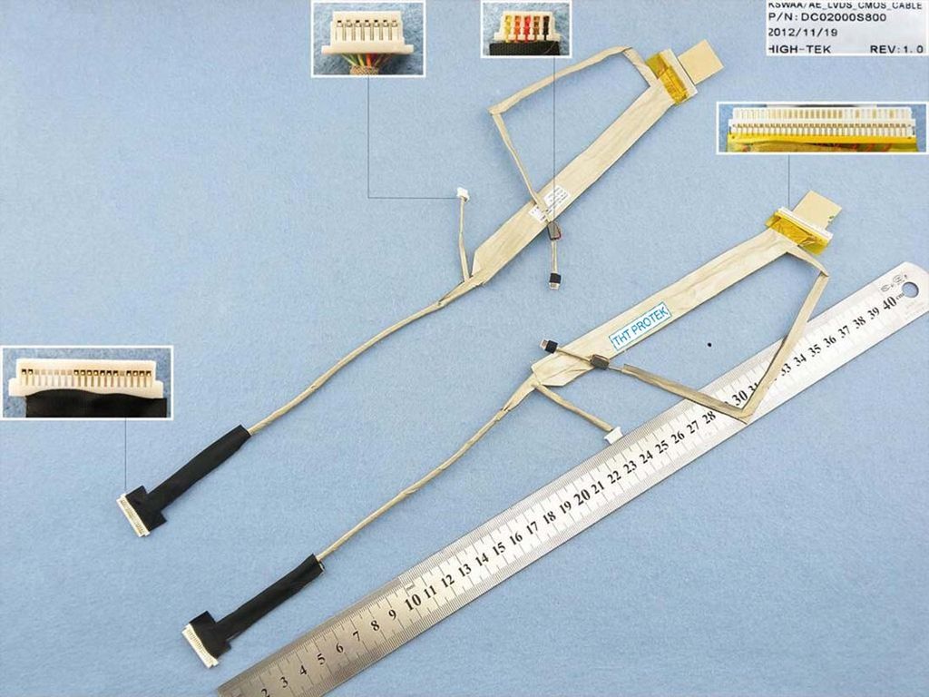 Displaykabel LCD screen Video cable mit Kamera Version 1 kompatibel für Toshiba Satellite L500-20X