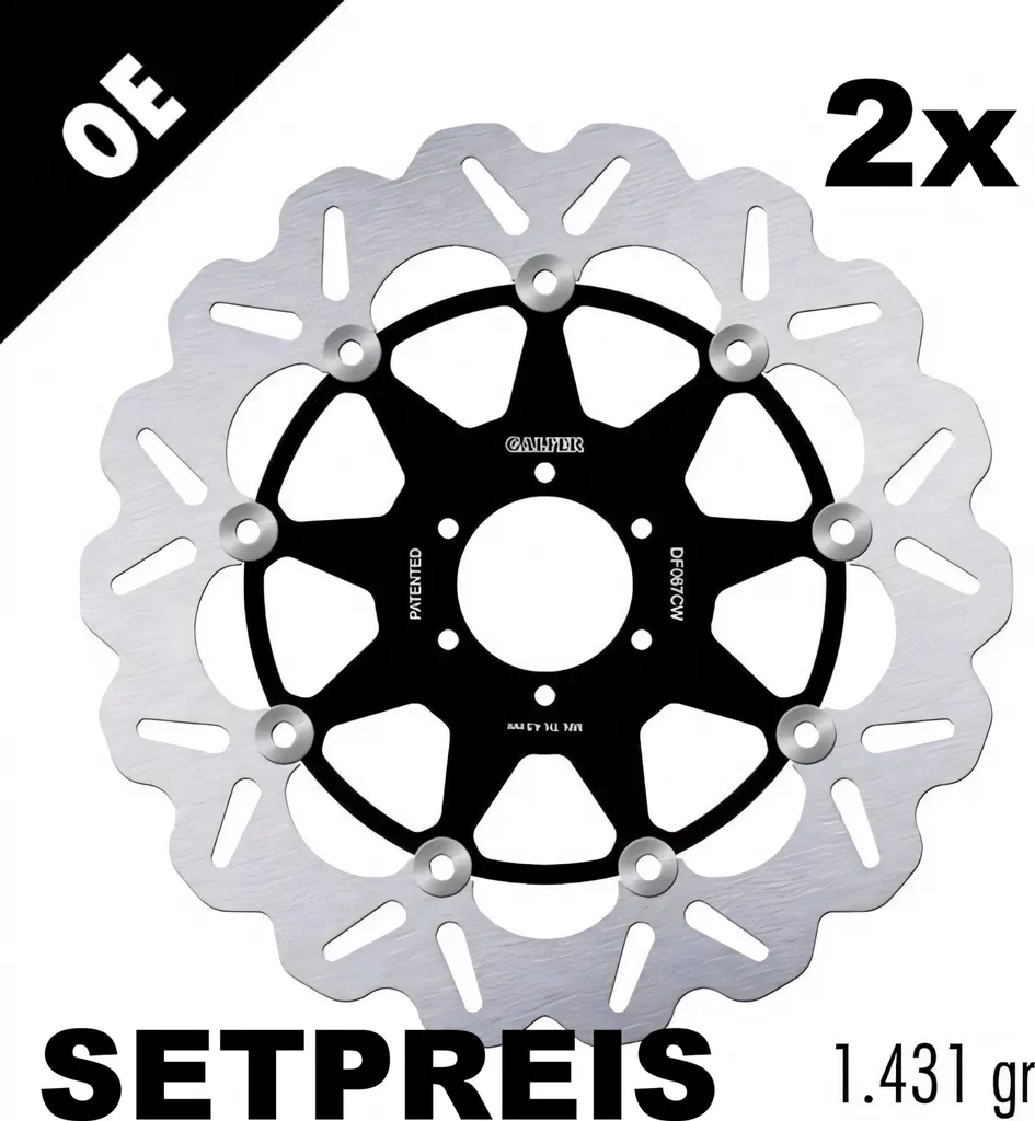 Disque de frein Galfer DF067CW WAVE pour Honda CBR 1100 XX Blackbird