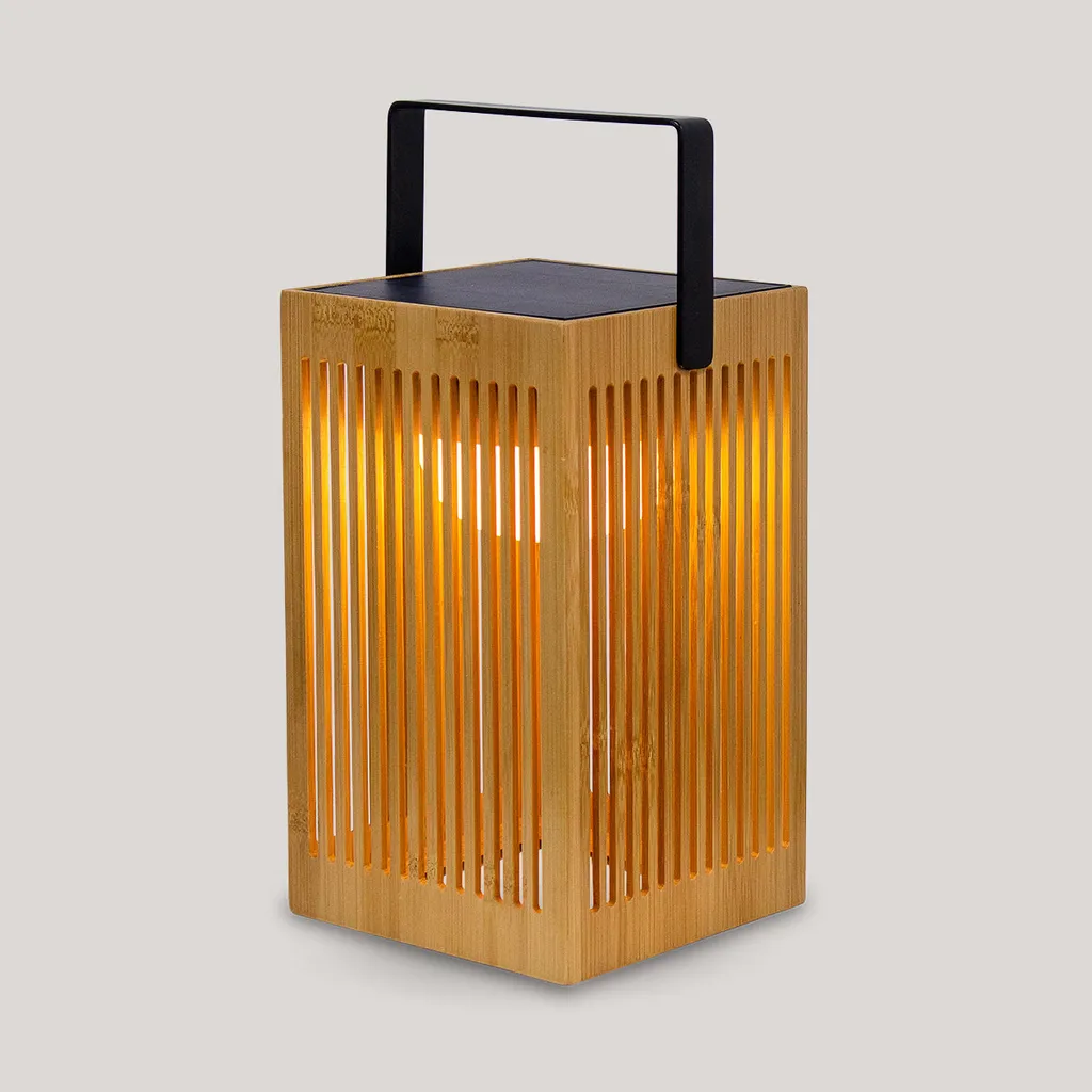 Lampe Solaire Okinawa Brune Rechargeable USB à Intensité Variable - 13