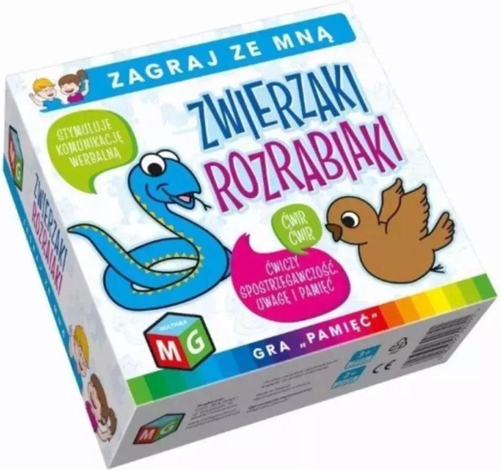 Nd35_57547_Mg0891 Zwierzaki Rozrabiaki-Gra Eduk Zdjęcie produktu 