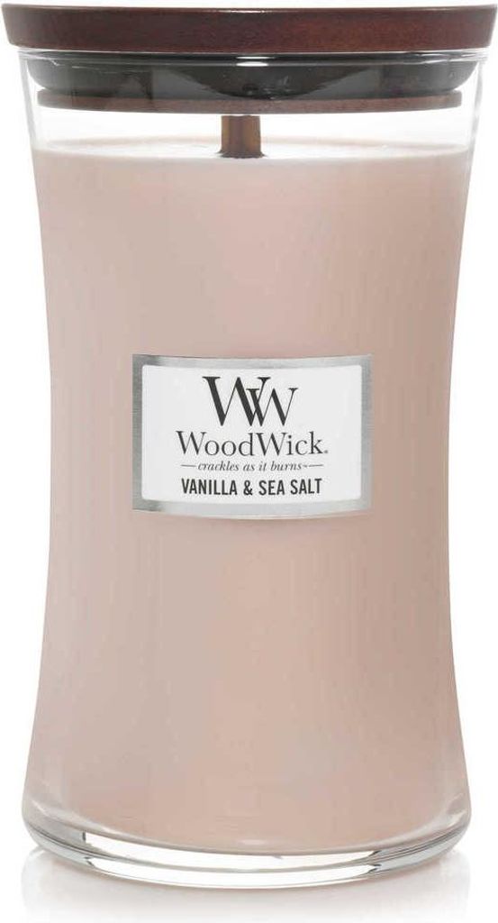 WoodWick 93191, andere, Weiß, Jasmin, Meersalz, Vanille, 1 Produktbild 