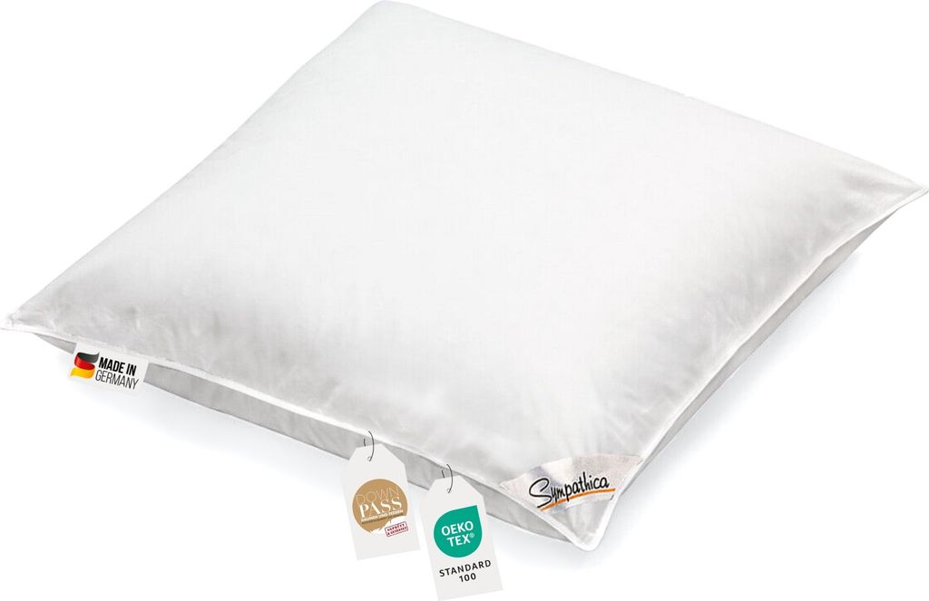 Kopfkissen 1100g neue 30% Daunen 70% Federn medium Produktbild 
