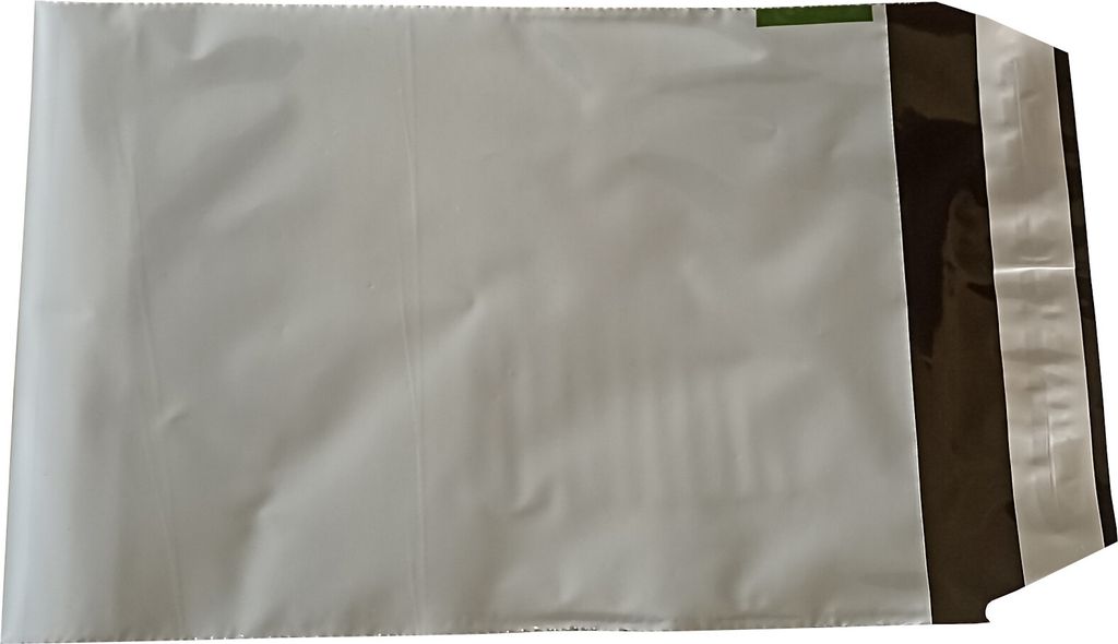 1000 Recyclat Postversandtaschen Adhäsionsverschlussbeutel weiß 165 x 220+40