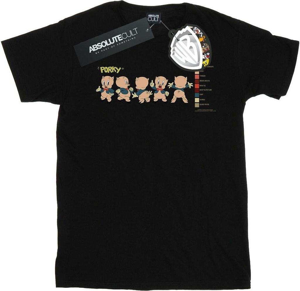Looney Tunes - T-Shirt für Herren BI35070 (5XL) (Schwarz)