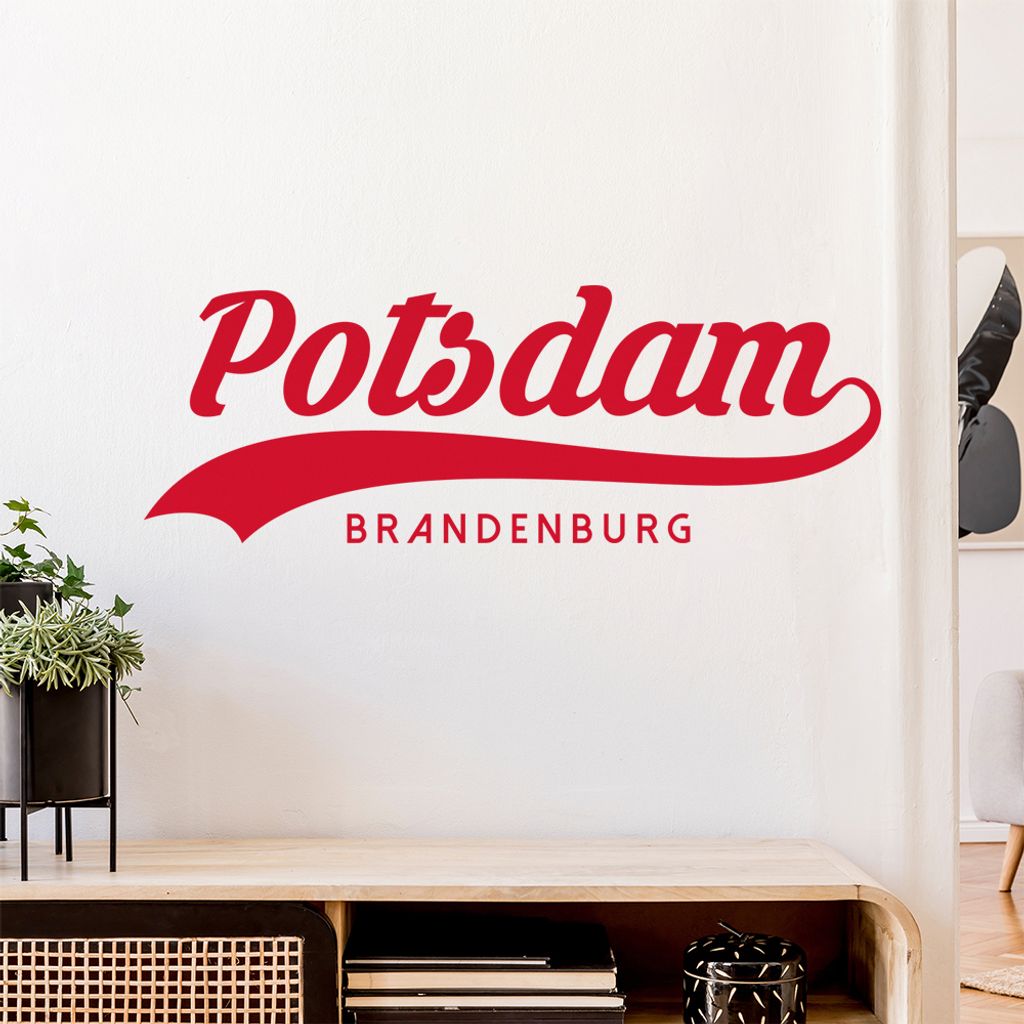 Potsdam Brandenburg Wandtattoo Wandaufkleber Wall Sticker - Dekoration, Küche, Wohnzimmer, Schlafzimmer, Badezimmer