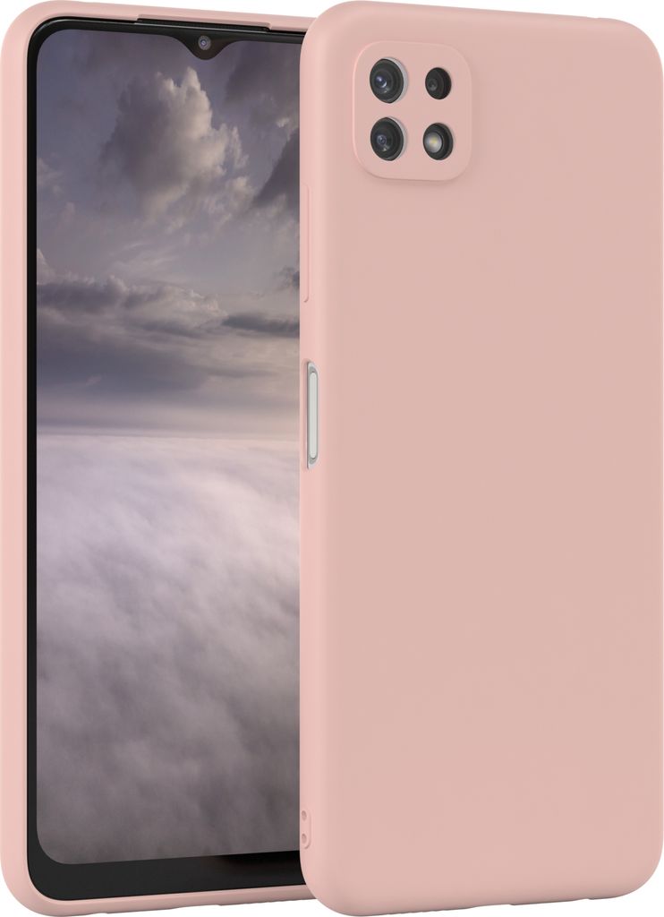 EAZY CASE - TPU Hülle für Samsung Galaxy A22 5G, TPU Case stoßfeste Handyhülle, weiches Cover mit Kameraschutz, Silikonhülle in Rosa