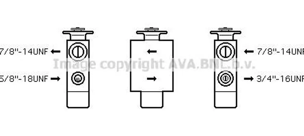 Détendeur de climatisation pour BMW E30 - Valve AVA BW1093 Qualité OE