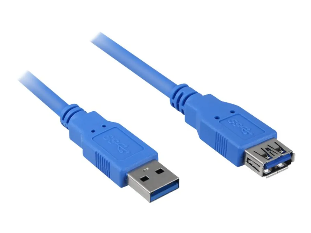 Cavo Gaming Sharkoon USB 3.2 Gen 1 - Zero Lag 1m Nero 5Gbps