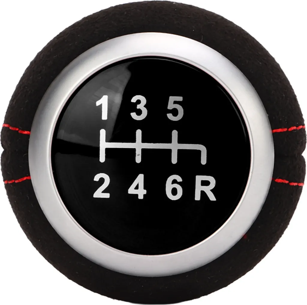Testa del Cambio a 6 Velocità in Pelle e Alluminio - Premium Gear