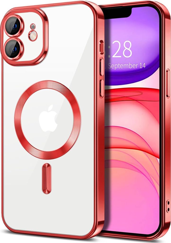 Coque magnétique transparente pour iPhone 11, compatible Image du produit 