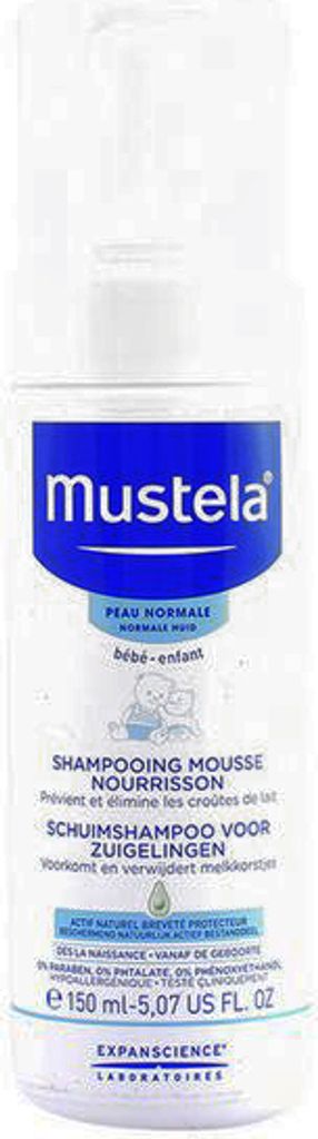 Mustela Bébé Foam Shampoo For Newborns 150 ml Produktbild 