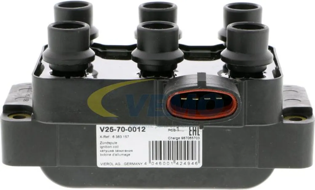 VEMO V25-70-0012 Bobina di accensione 12V per MAZDA Serie B Furgone/Telaio (UF) per FORD USA MUSTANG Coupé