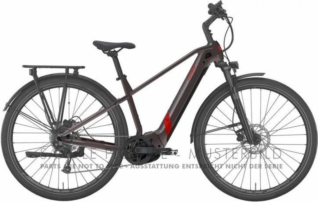 CONWAY Cairon T 2.0 500, Diamant, 28", shadowgrey metallic matt / red metalli...