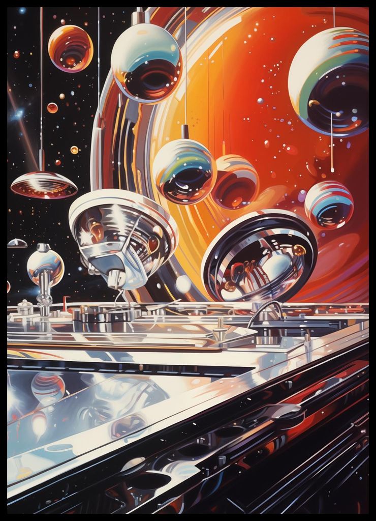 Plakat 50x70cm Orchester der Sphären