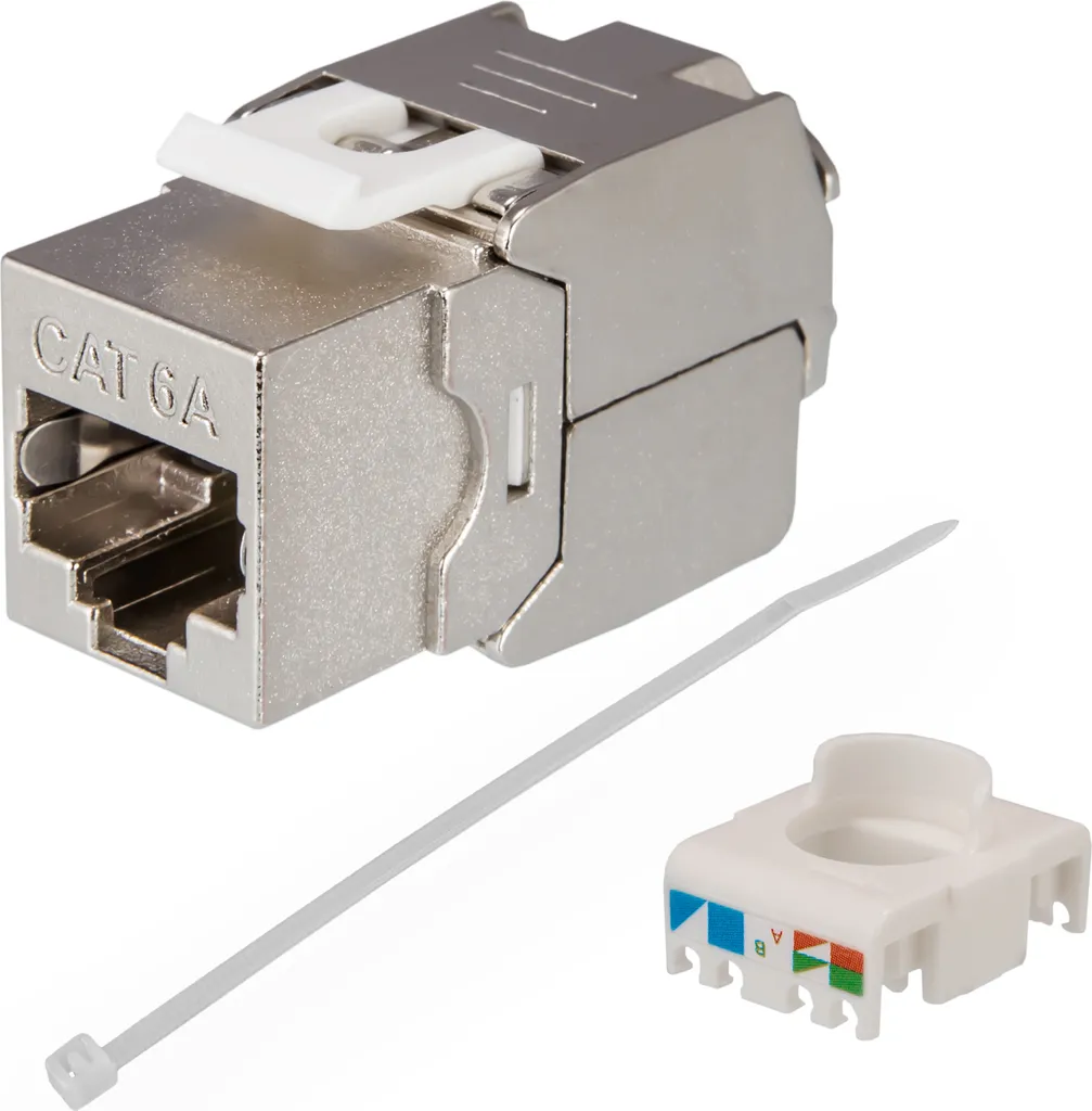 Modulo Keystone CAT.6a STP S-IMPULS 180° - Connettore RJ45 Schermato