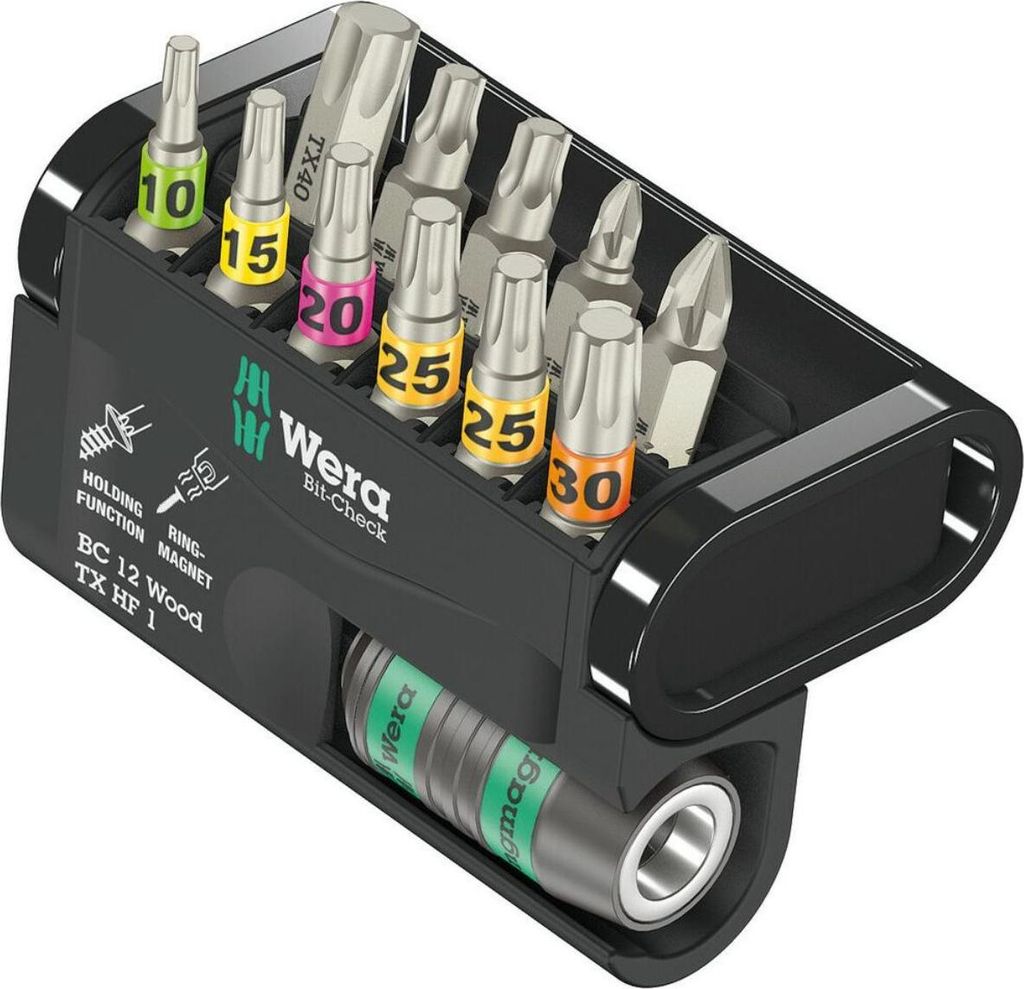 Wera Bit-Check 12 Wood TORX HF 1