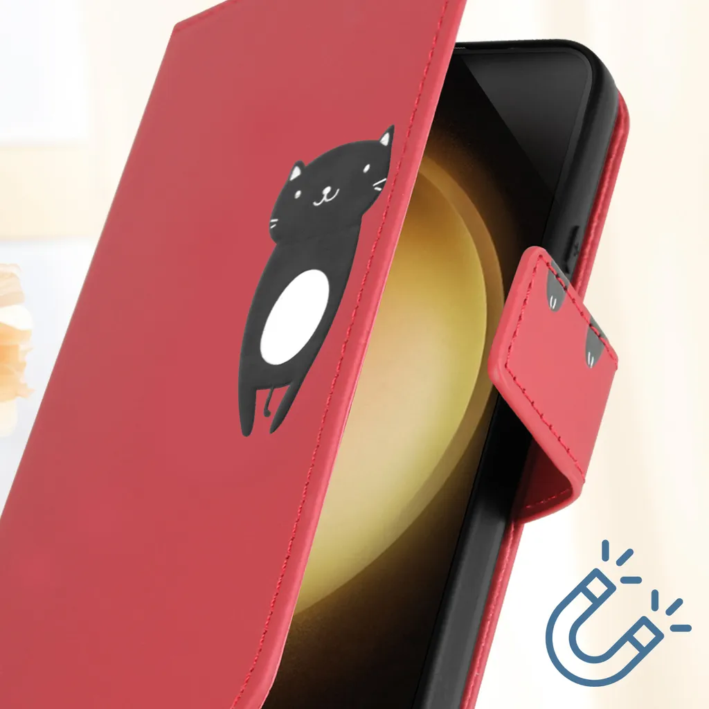 Ailisi Cover Per Samsung Galaxy A12/M12, Cartone Animato Gatti Cute