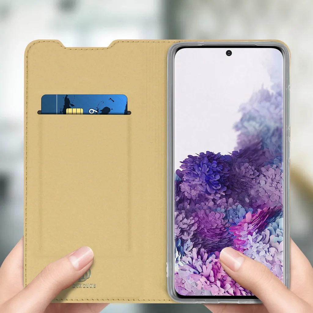Cover Samsung S20 Oro DUX DUCIS Skin Pro | Wallet Case Sottile - 10
