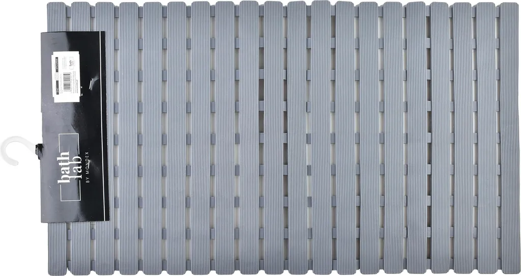 Tapis de bain ventouse 40x70 cm bleu clair plastique ZAC ZAC souple