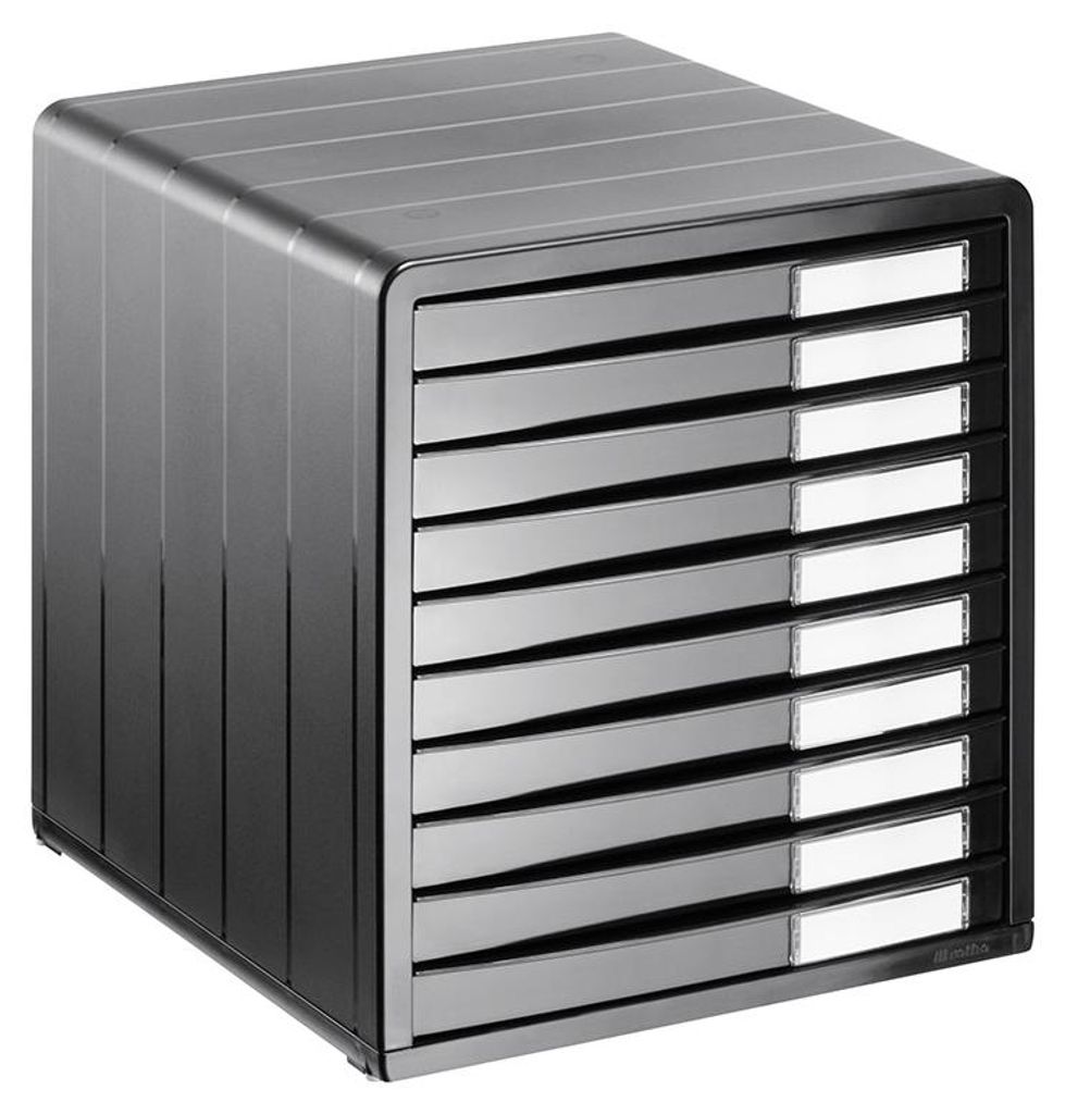 BUEROBOX TIMELESS 10ER Anthra. Produktbild 