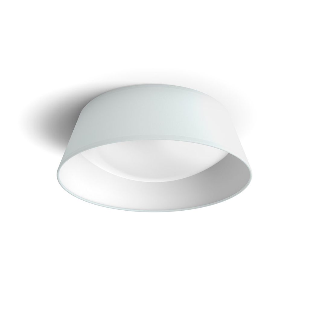 PHILIPS LED-Deckenlampe für Innenräume - EyeComfort - 34cm - 14W - 1100 Lumen - 3000K - Weißmetall - 93535