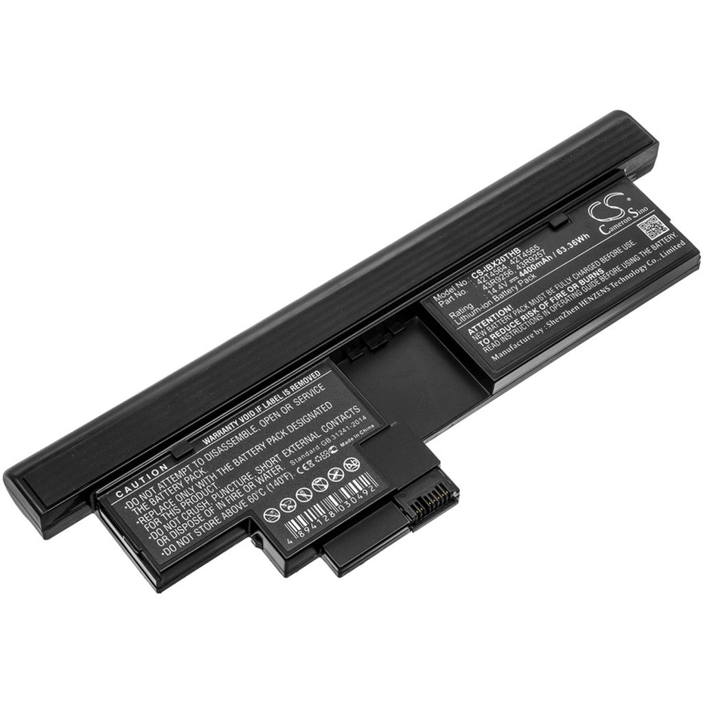 Akku für Lenovo Thinkpad X200/X200s Tablet Pc, 4400 mAh, Produktbild 