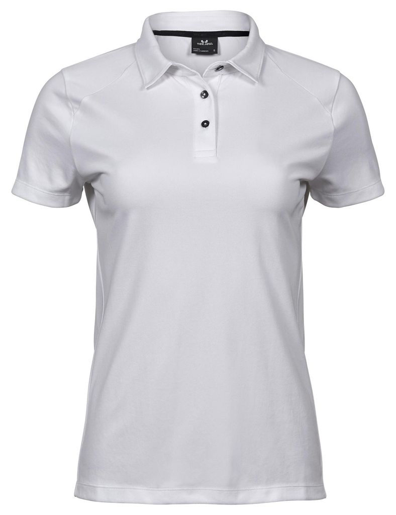 Tee Jays - "Luxury" Poloshirt für Damen - Sport FK919 (XL) (Weiß)