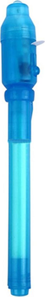Unsichtbarer Tintenstift mit eingebautem UV Light Magic Marker Weihnachtsgeschenk Schreibweise-Blau