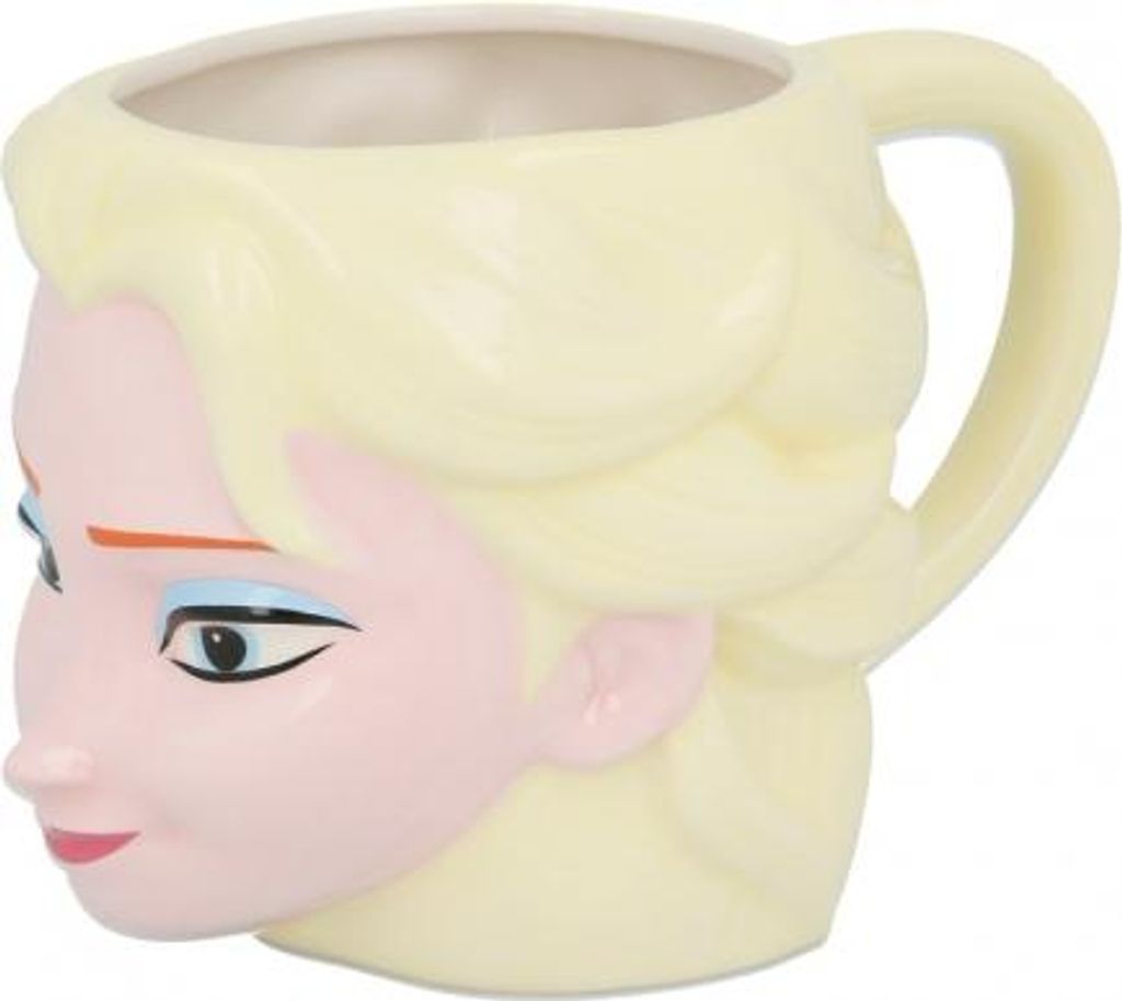Motivtasse Keramiktasse Kopf Elsa 3D Disneys Frozen Becher Geschenk
