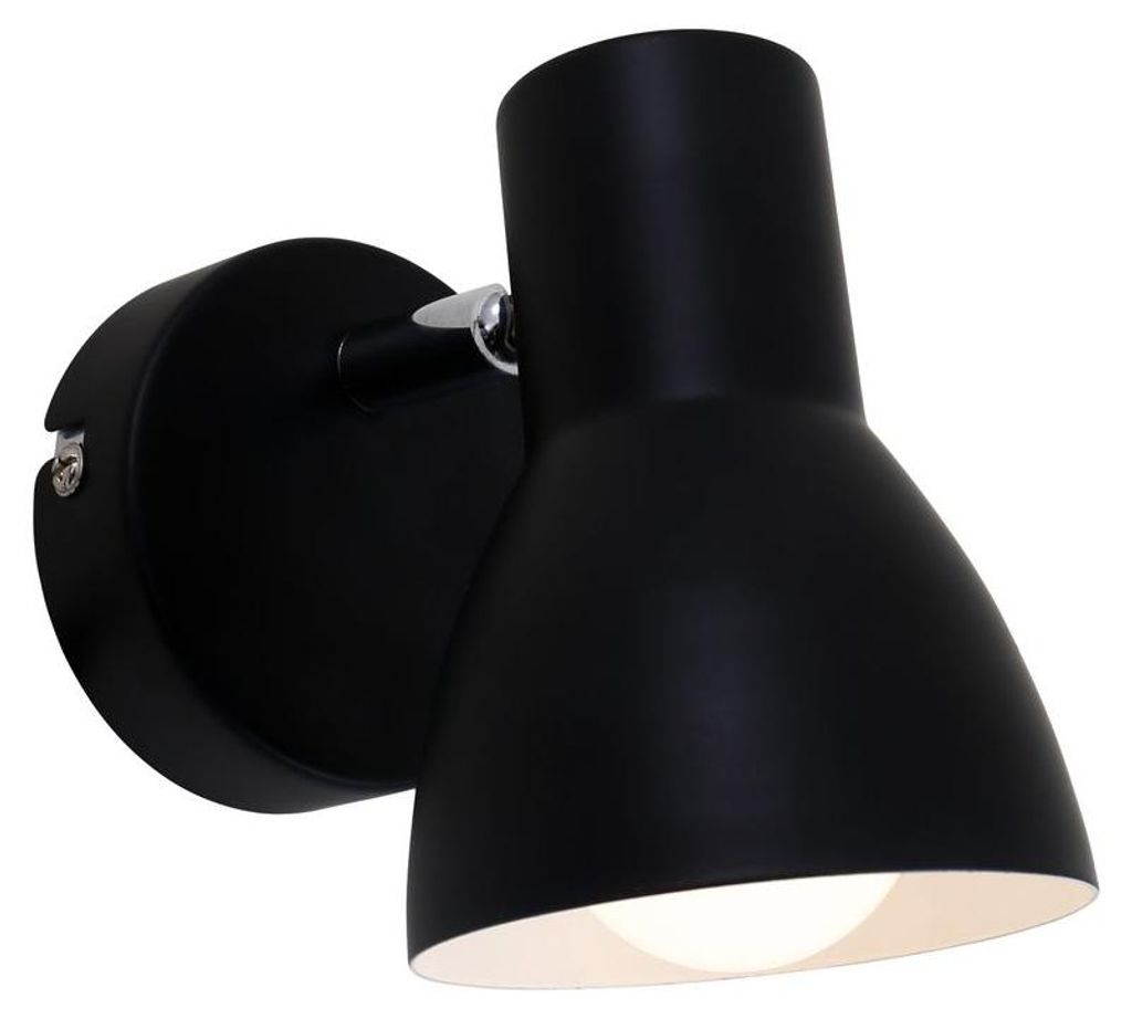 Deckenleuchte Spotleuchte Retro schwenkbar E14 25 W schwarz Produktbild 