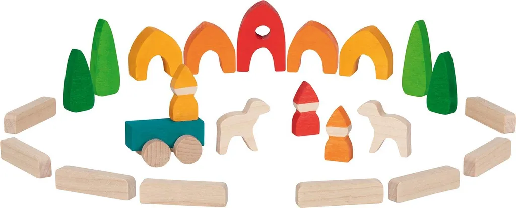 Jeu de construction Mon petit village - Coffret éducatif pour enfant - 4