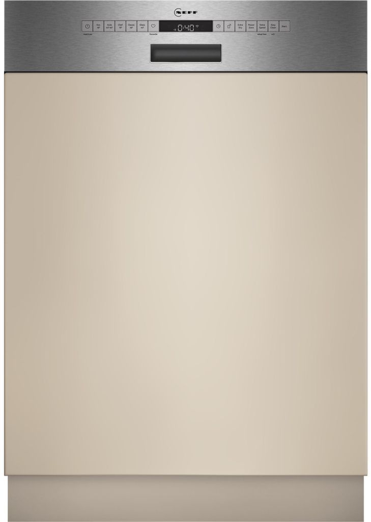 Neff N 50, Geschirrspüler integrierbar, 60 cm, Höhe: 82 cm, Edelstahl S145HTS00E