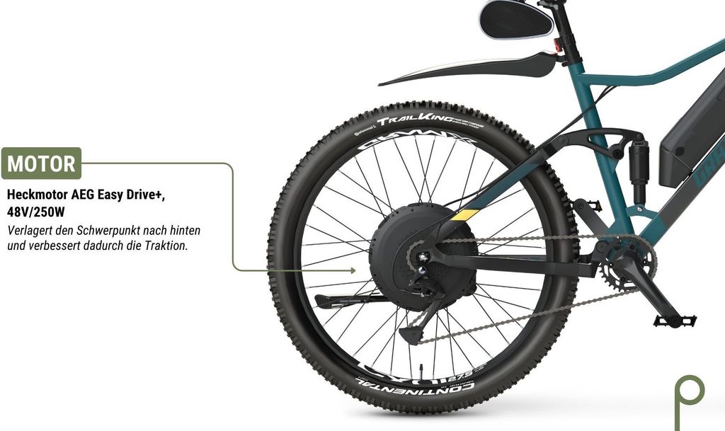 PROPHETE GRAVELLER Hinterradmotor MTB E-Bike 27,5", 499 Wh Produktbild 5