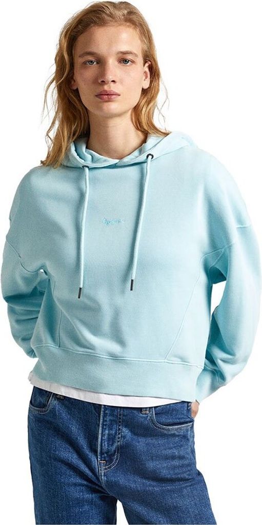 Pepe Jeans Lynette Kapuzenpullover Blau L Frau Blau L