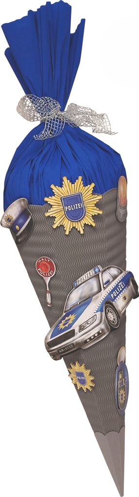 Schultüte Bastelset Polizei Produktbild 