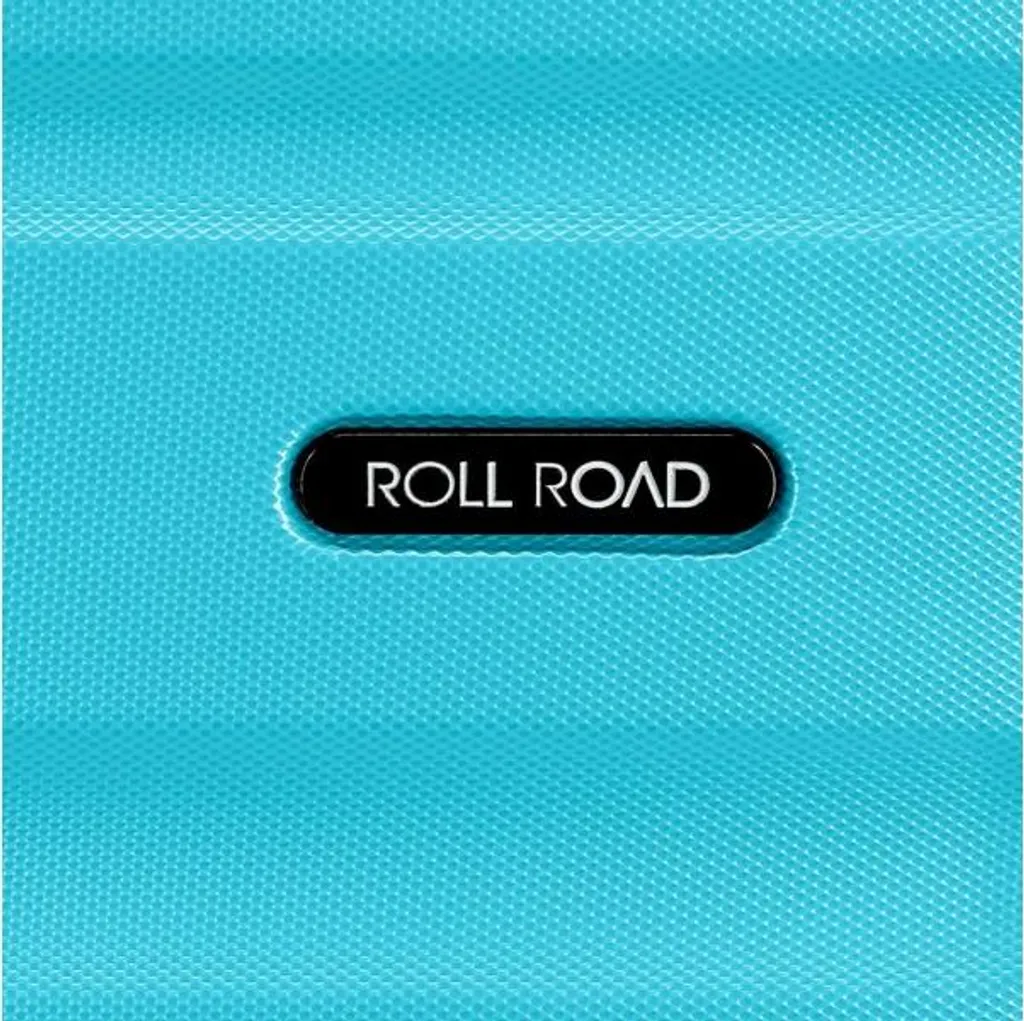 Valise Rigide 56L Roll Road Flex Bleu Clair 65cm - Légère et Résistante