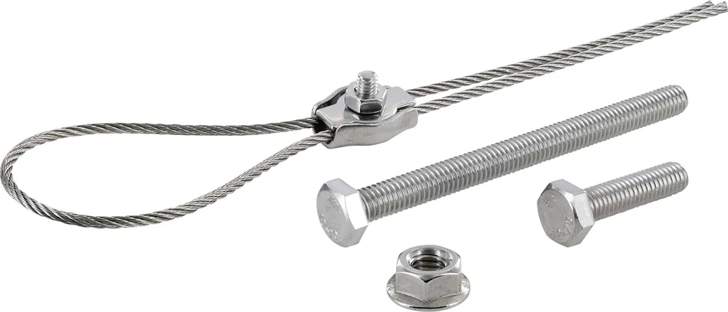 Kit Fixation Solaire Robuste pour Rambarde - Acier Durable - 4 Pièces