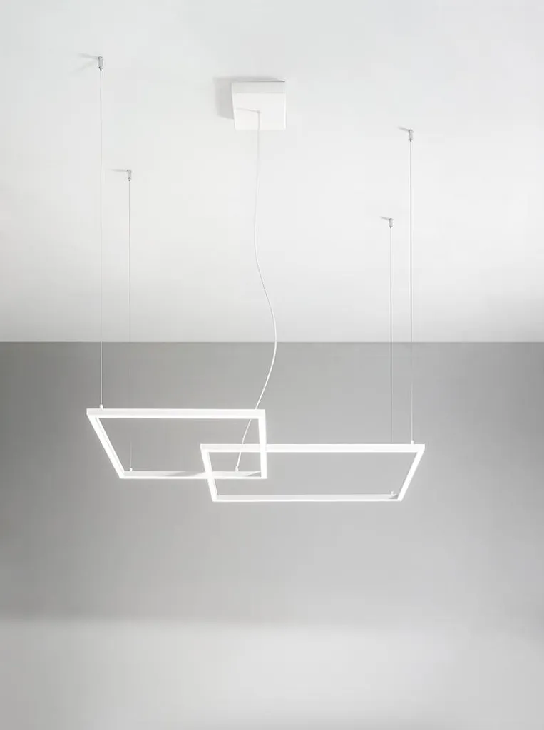 Suspension LED puissante anti-éblouissement avec couleur de lumière ajustable